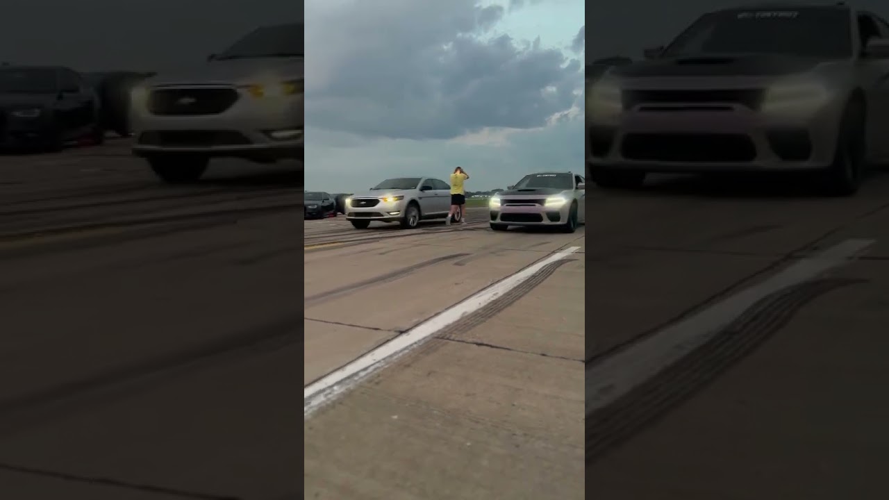 Scat Pack (with tire) Vs Ford Taurus SHO