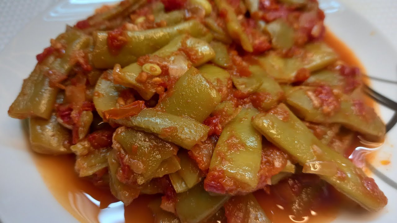 Зеленая фасоль с маслом быстро и легко