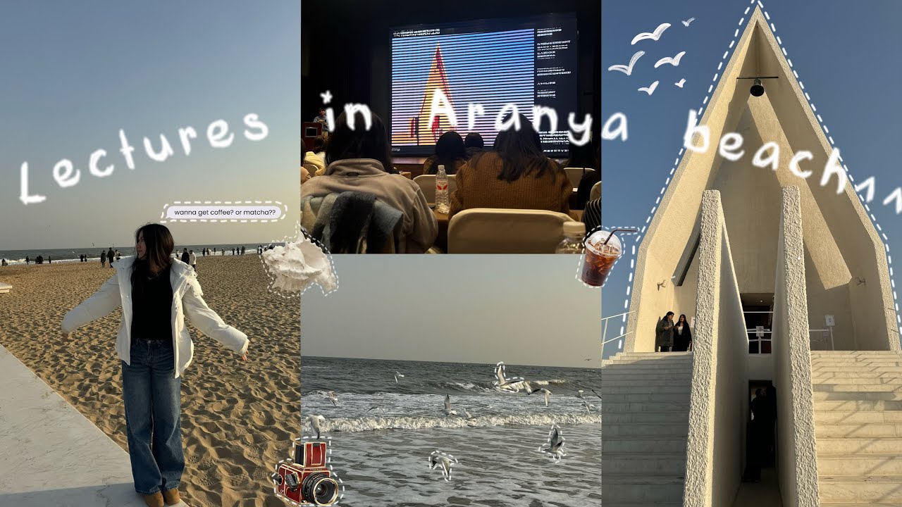 STUDENT VLOG 🌊 my 1st mini vlog, lectures in Aranya beach🇨🇳, architecture student life & friends  