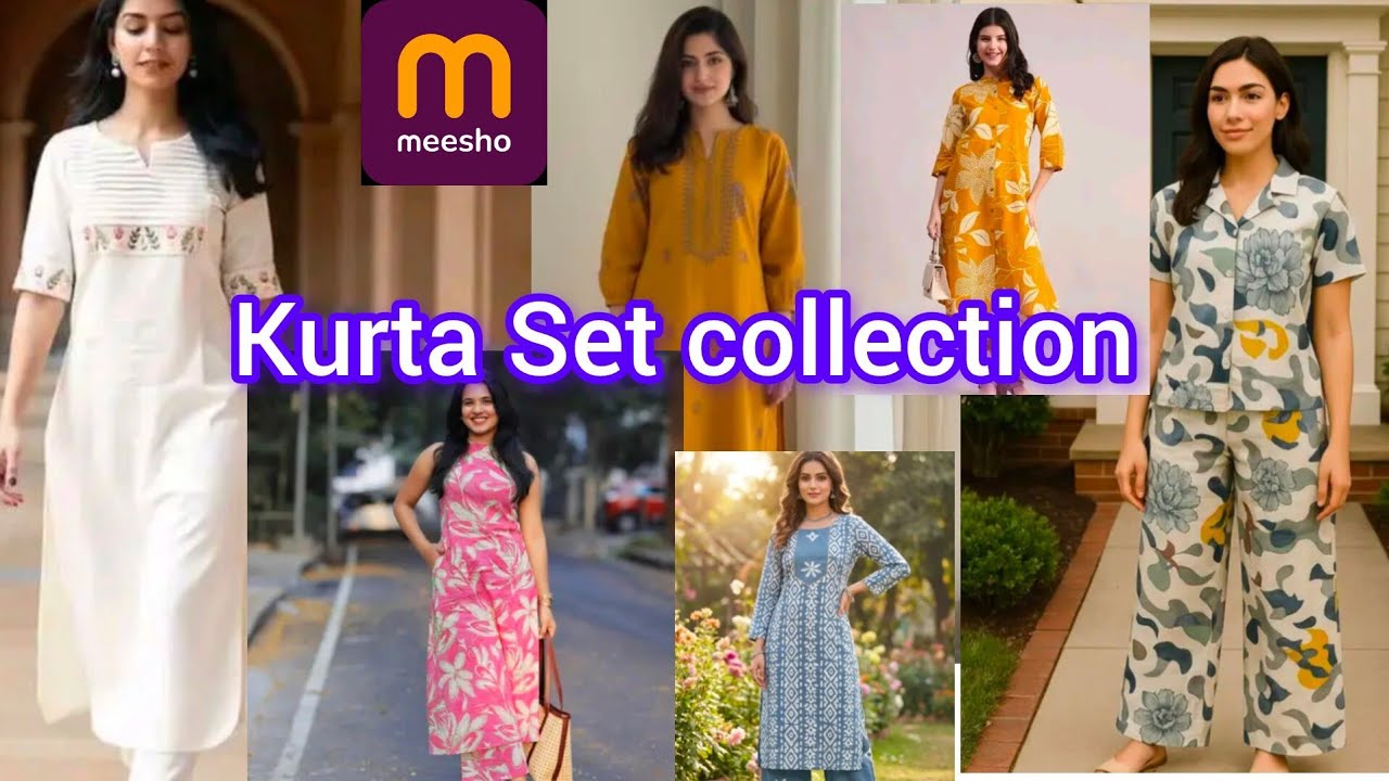 New launch Kurta set collection #meesho collection #shoping 