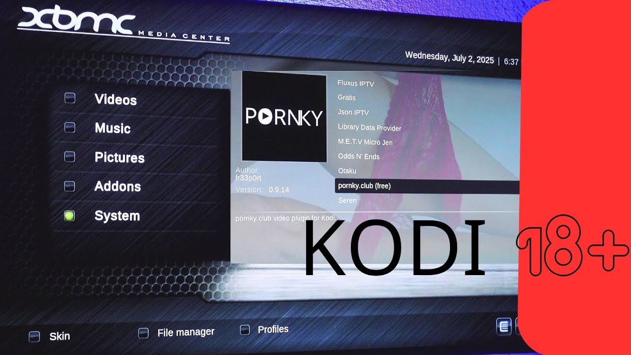 KODI Add-ons Adultos 18+ 2025