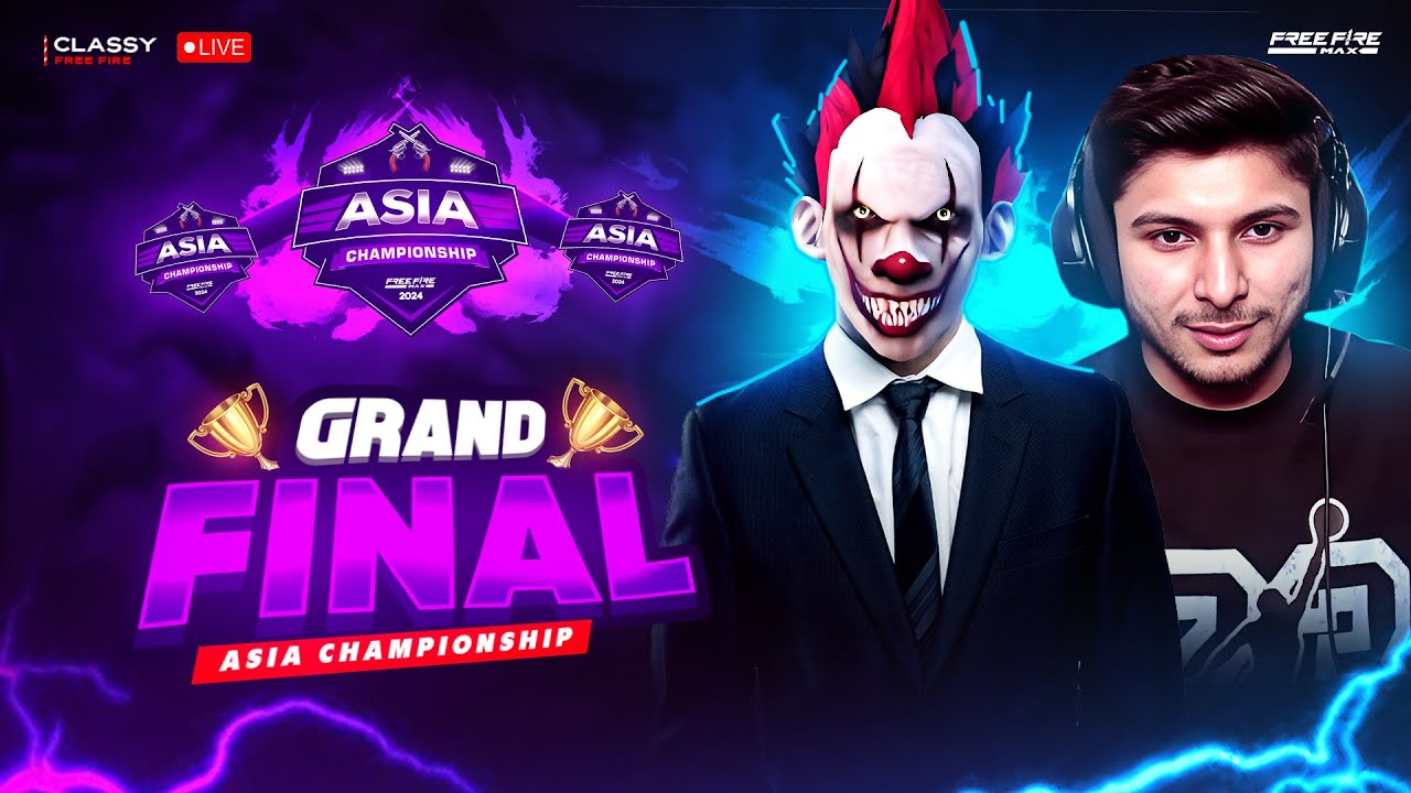Grand - Finale Day 2 💀 Asia Cup Championship 🏆 Classy Live 👽 #freefire #live #classyfreefire