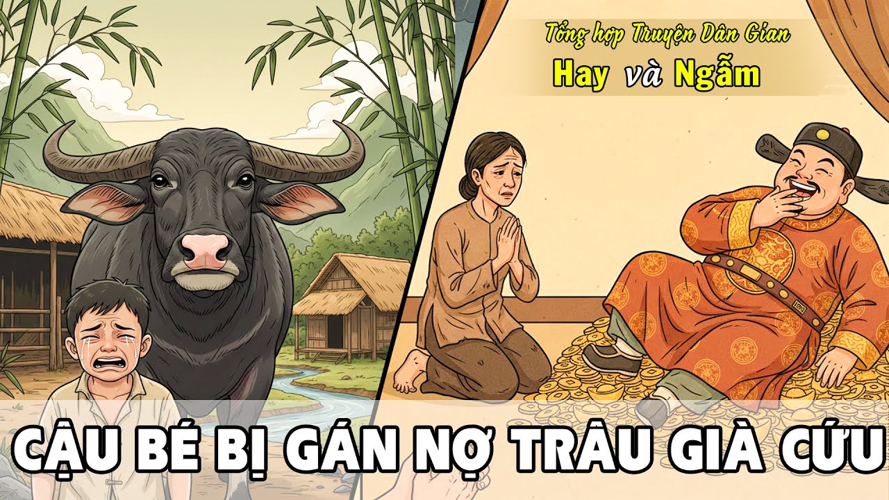 Cậu Bé Bị Gán Nợ Được Trâu Già Cứu - Truyện Dân Gian Việt Nam Hay Nhất