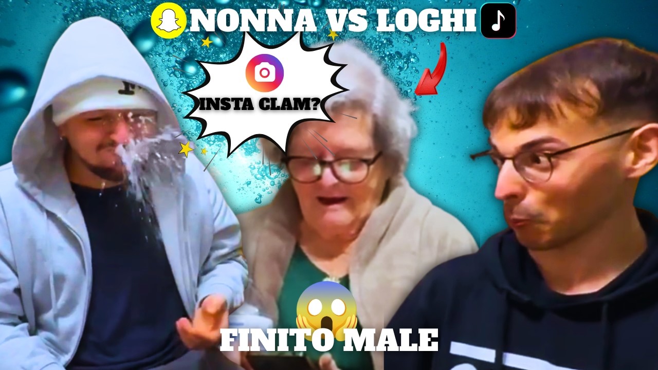 NONNINA VS LOGHI FAMOSI...(😱VOLEVAMO SOLO FARLE DIRE GOOGLE… ABBIAMO BAGNATO TUTTO💦)