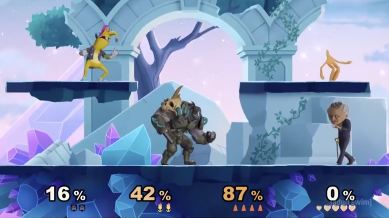 Smiling Friends - Mr. Boss In Super Smash Bros