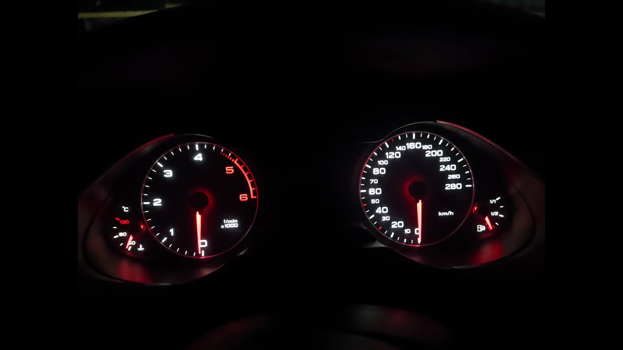 Regeneracja oświetlenia licznika Audi A4B8/Regeneration of the Audi A4B8 counter lighting!