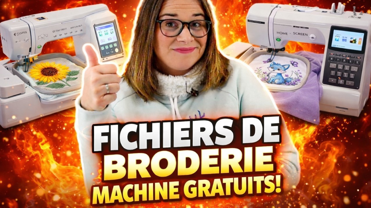 Je te partage des fichiers de Broderie Machine Gratuits ! / Bon Plan By PopO