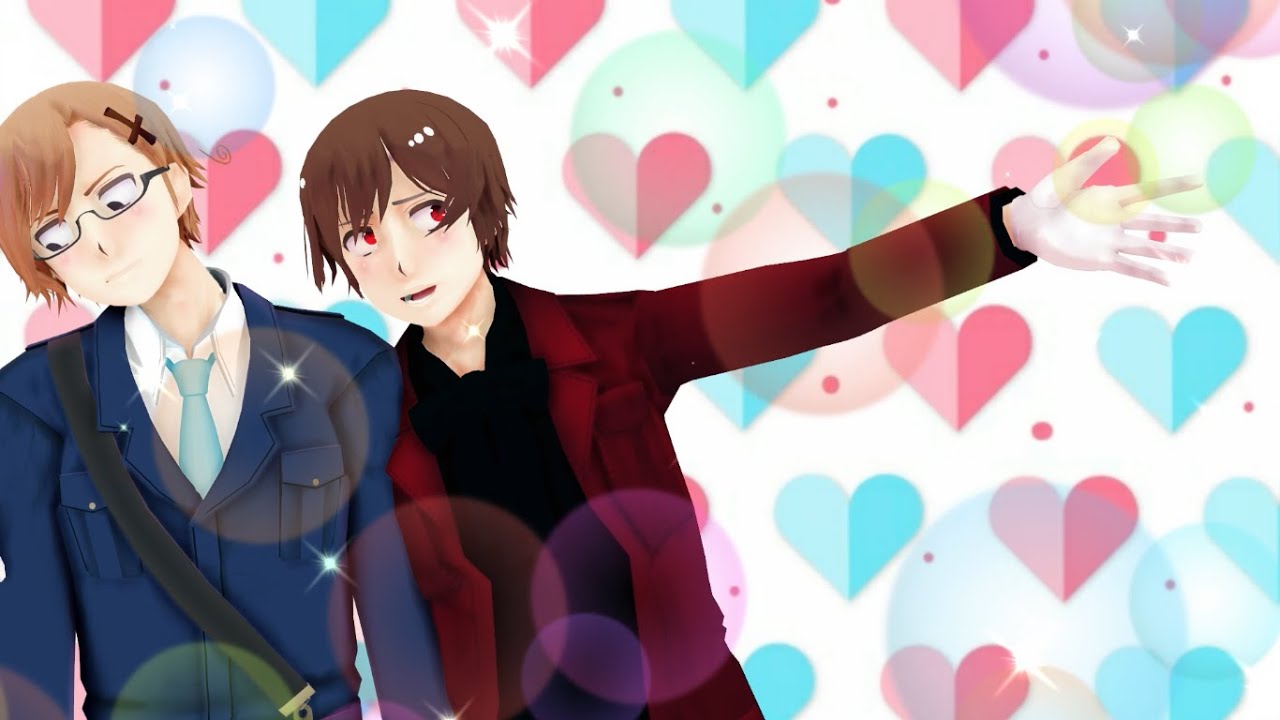 【MMD 2p! Hetalia】 Notice Me Senpai