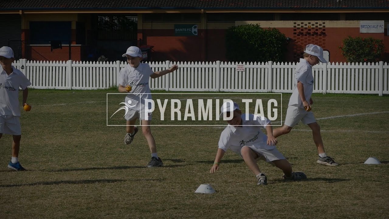 Pyramid Tag - Cricket Training Drill