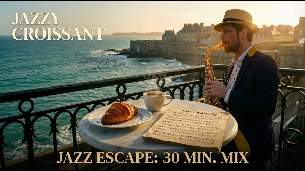 Jazzy Croissant | Relaxing Music | 30 Minute of Relax | Perfect for Relax
