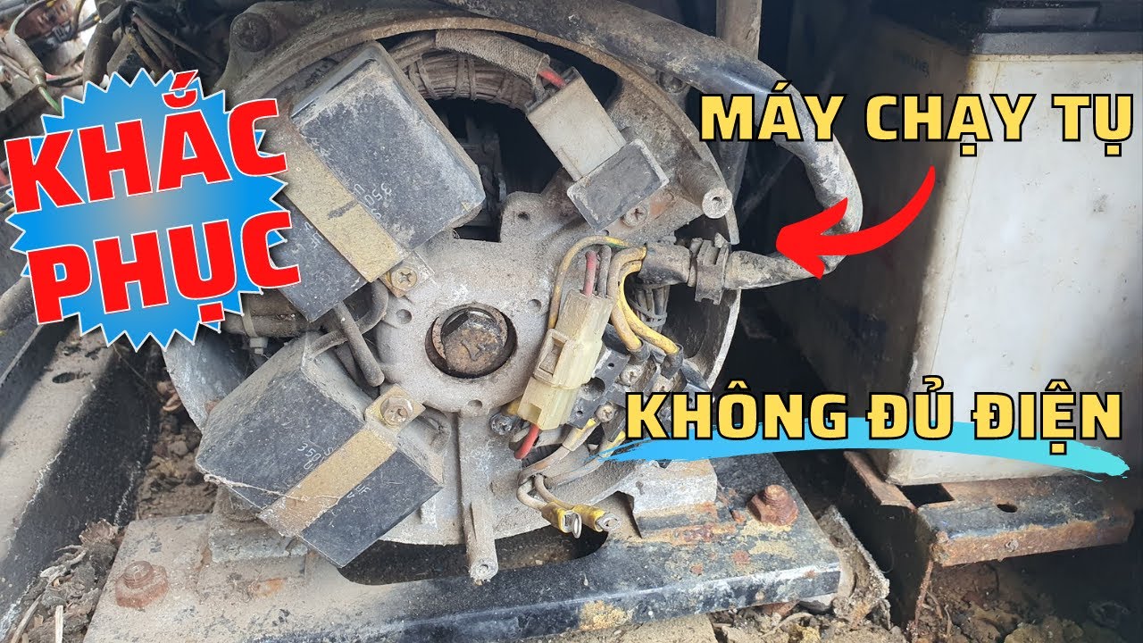 Khắc phục điện áp máy phát điện chạy tụ chuyển điện không đủ điện 220V | Quang máy phát điện