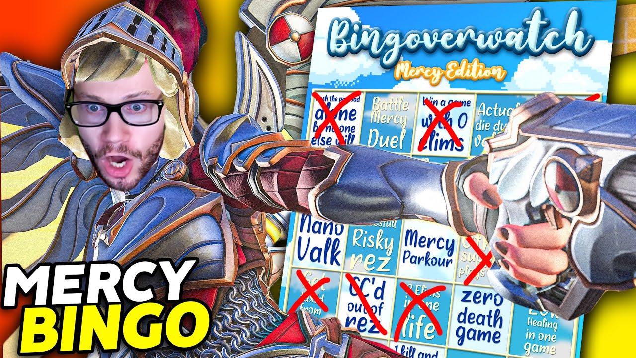Can I complete EVERY Mercy challenge!? | Overwatch 2 Bingo