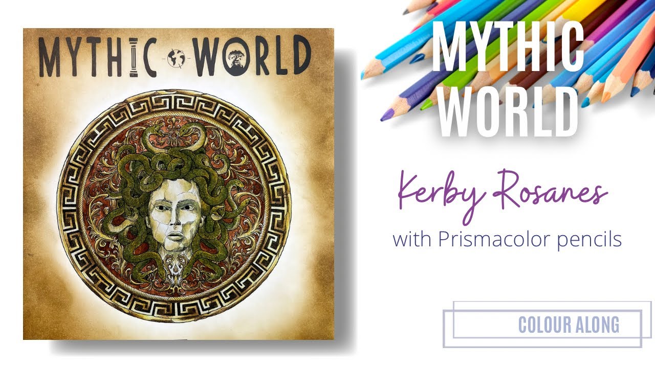 Colour Along | Mythic World by Kerby Rosanes | Medusa