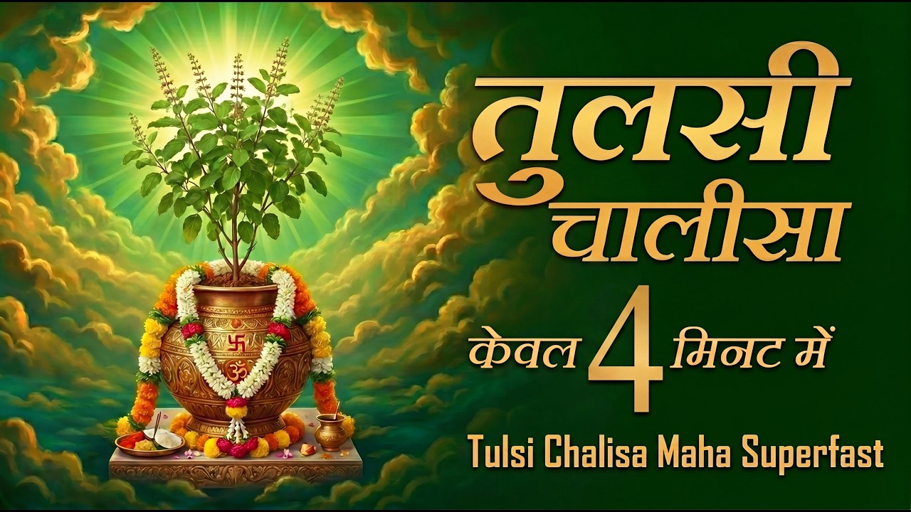 तुलसी चालीसा _ तुलसी चालीसा महा सुपर फास्ट : तुलसी चालीसा 3 मिनट में