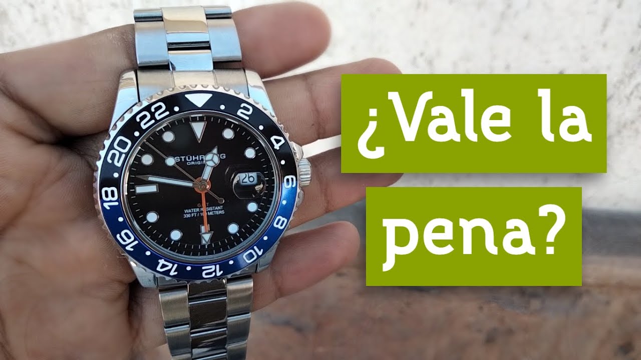 &iquest;Valen la pena los relojes Stuhrling? - Rese&ntilde;a Reloj Stuhrling Aquadiver GMT (Watchito)