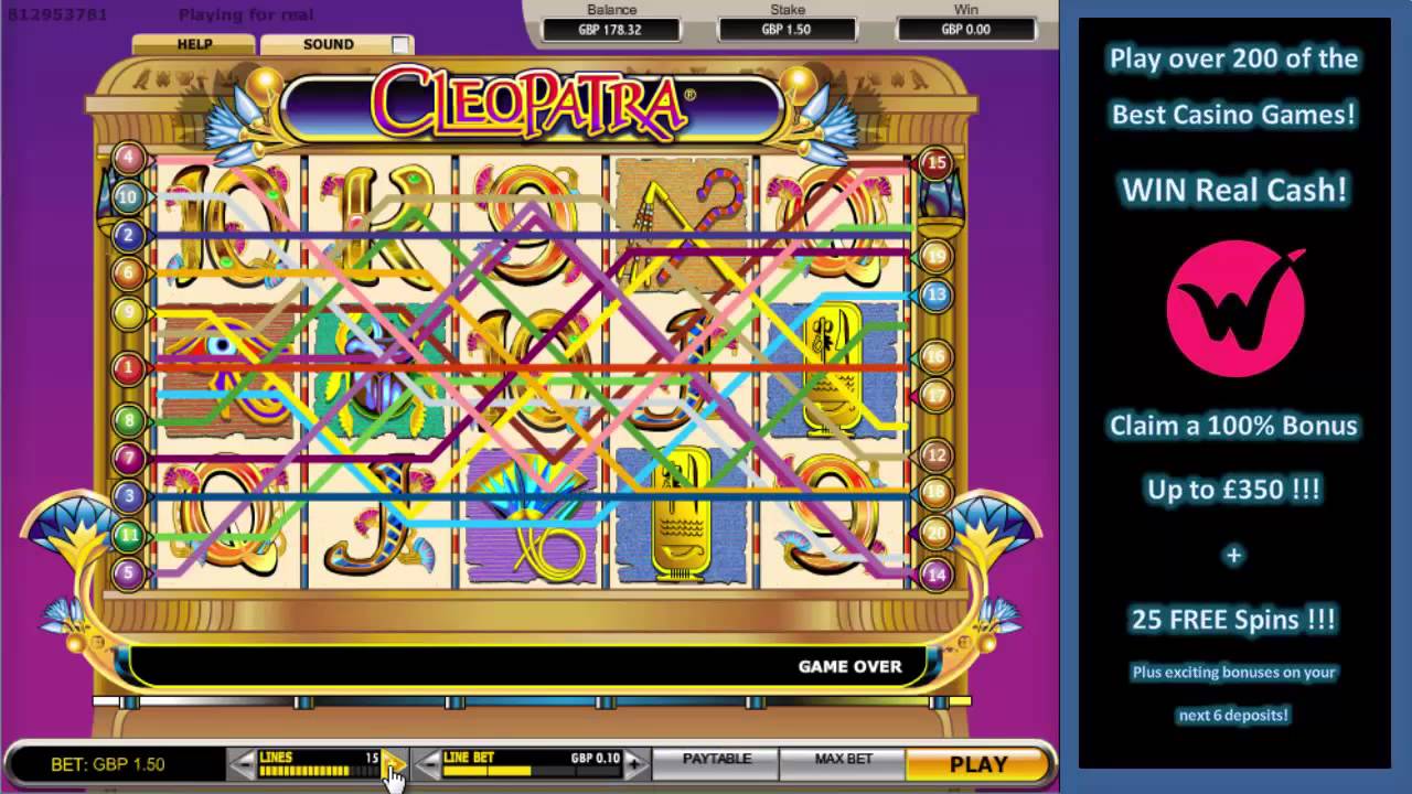 Play Cleopatra Slots &ndash; Wilds, Multipliers, FREE Spins, & Bonus Games!