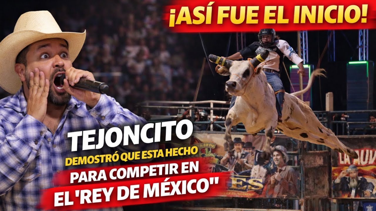 Así fue el inicio de Tejoncito de Pedernales rumbo al Rey de México.
