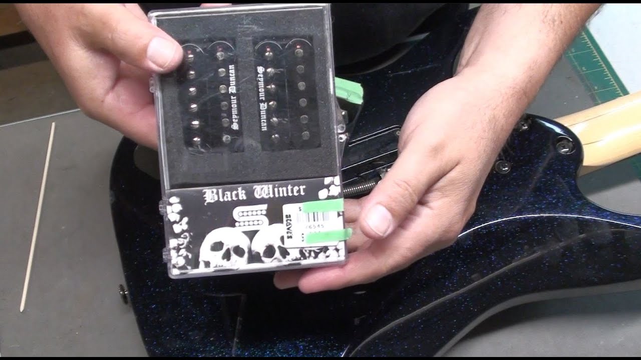 Pt.2  Seymour Duncan Black Winter Humbuckers Installation - Ibanez RG1570 Team J Prestige Guitar