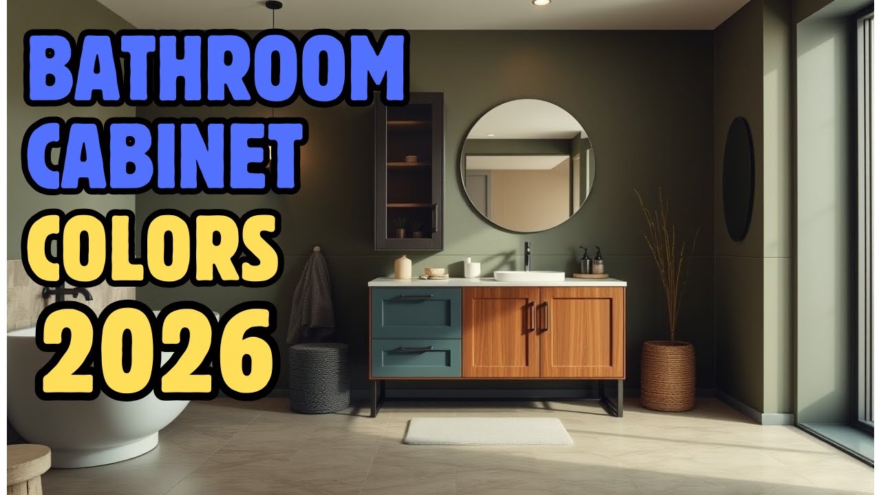 🎨 Bathroom Cabinet Color Trends 2026 | Best Modern & Timeless Shades! 🚿