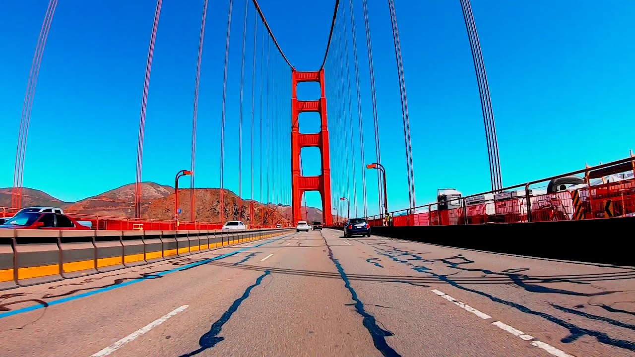 Take a Ride from Sacramento to San Francisco via I-80 - Golden Gate Bridge - Downtown SF