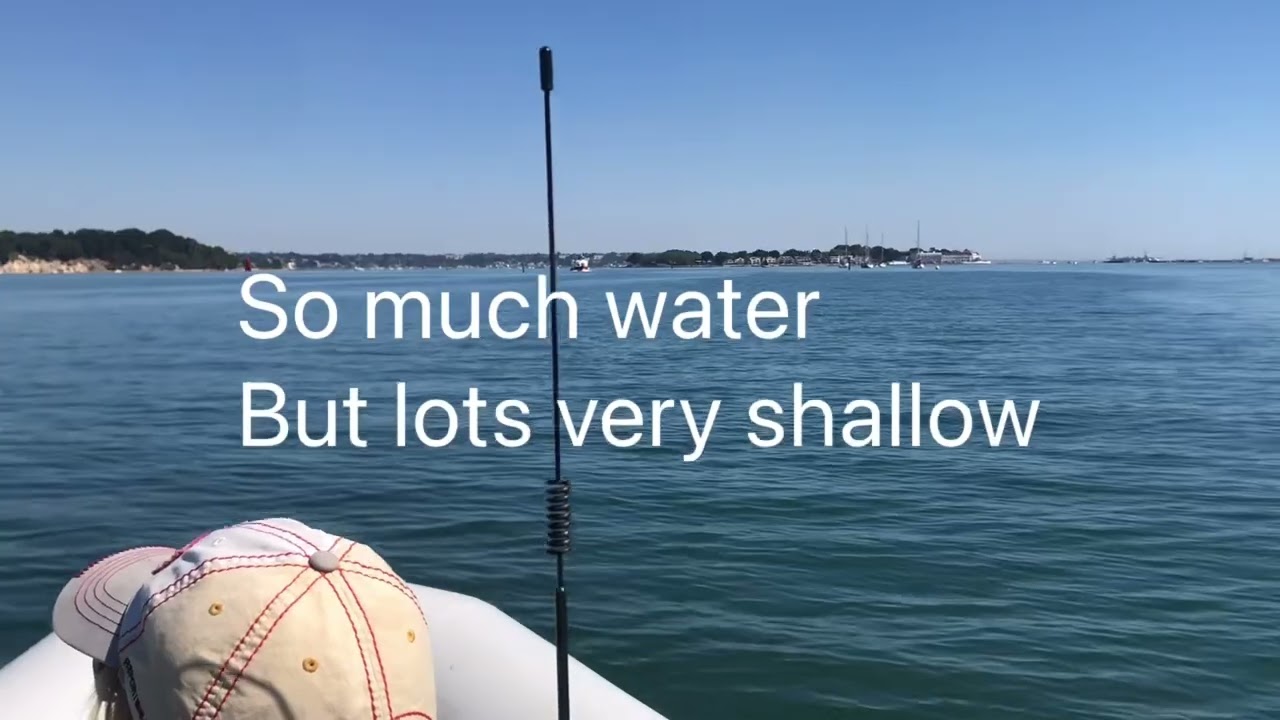 A trip round Poole Harbour with friends and Shell Beach