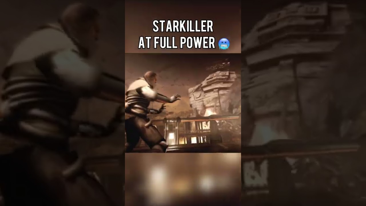 Rey at FULL POWER VS Darth Vader