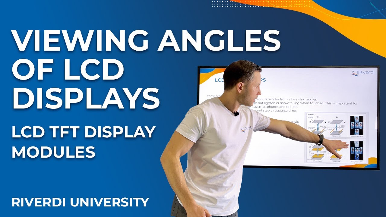 Viewing angles of LCD displays.  TN displays, VA displays, IPS displays technologies comparision