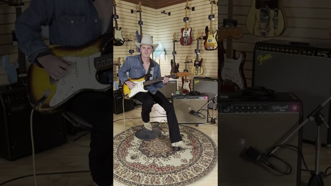 Stevie Ray Vaughan's 1964 Fender Vibroverb Amp...I played  thru it at Moore Guitars!
