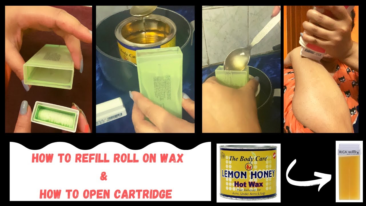 How To Refill Rica Roll On Wax Cartridge | How To Open Wax Cartridge Lid | How to Refill Roll On Wax