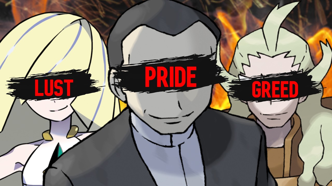 The 7 Deadly Sins as Pokemon Villains