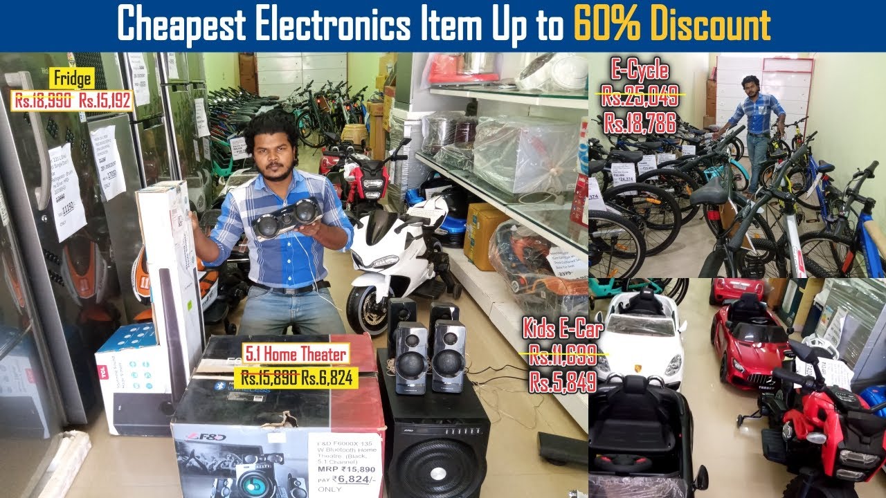 CHEAPEST ELECTRONICS ITEM UP TO 60% DISCOUNT | LED TV,FRIDGE,RO,GEYSER,E-CYCLE | Dreamer Paul Vlog