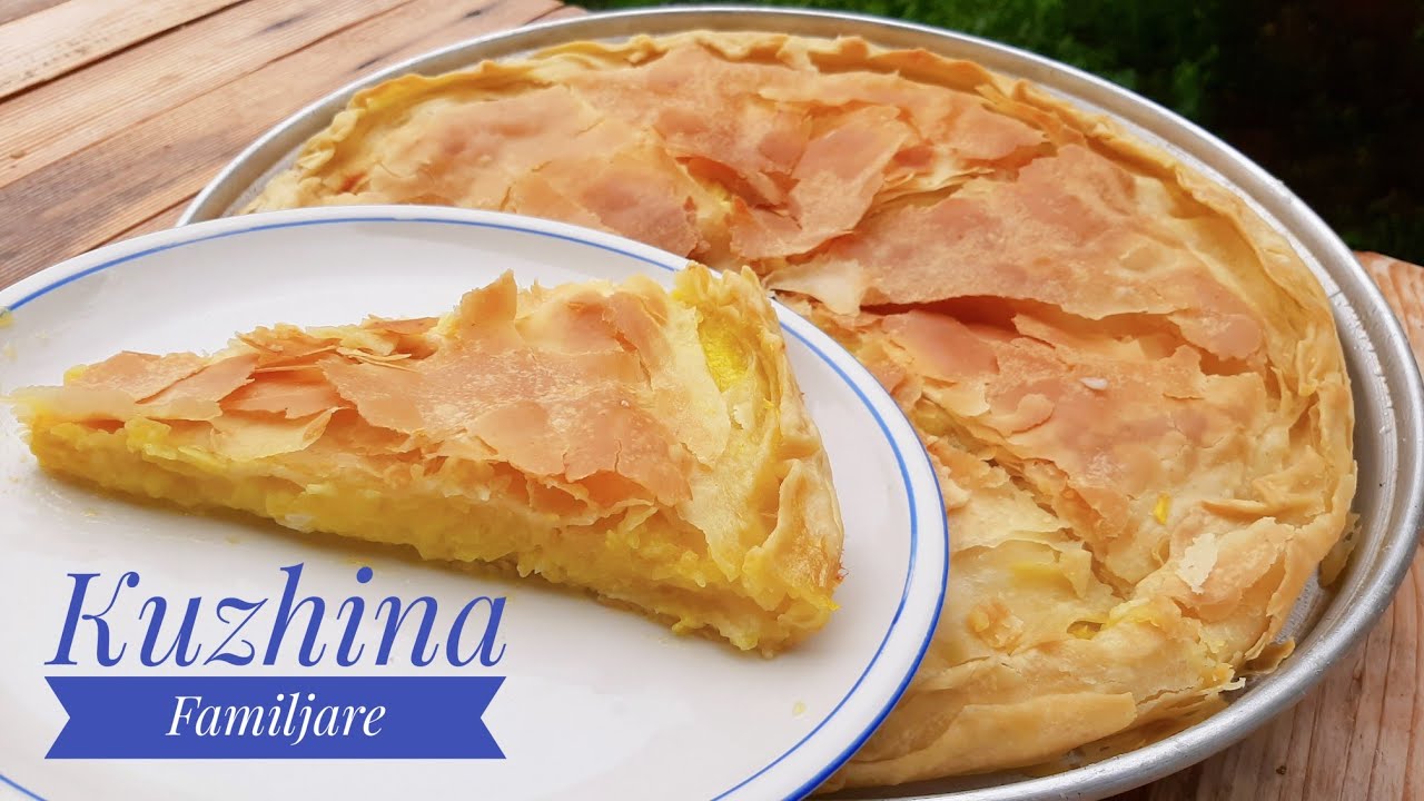 Byrek me kungull të ëmbel.Përgatitja me detaje !