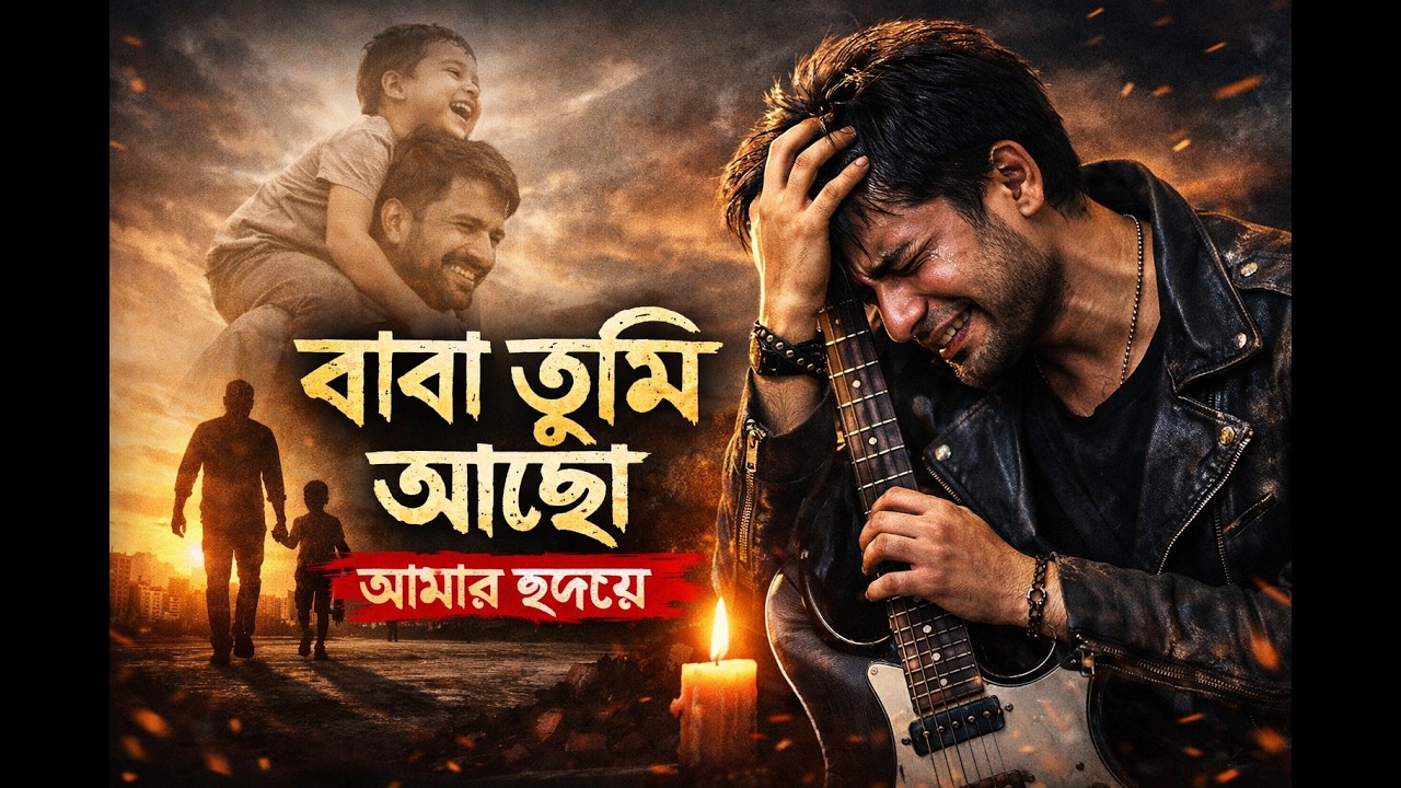 বাবা তুমি আছো আমার হৃদয়ে | Emotional Bangla Rock Song | Amirul Hasan #bangla #sad #imotional #rock