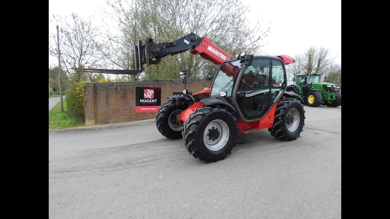 MANITOU TELEHANDLER WALKAROUND VIDEO
