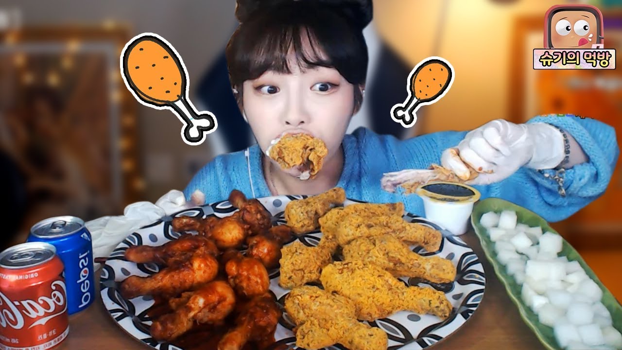닭다리파티🔥 볼케이노닭다리+뿌링클닭다리 먹방!!! 슈기♬ Shugi Mukbang eating show