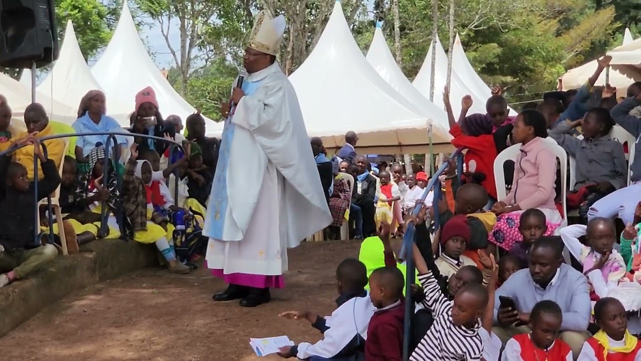 HOMILY BY ARCHBISHOP ANTHONY MUHERIA TO PMC CHILDREN AT MATHARI