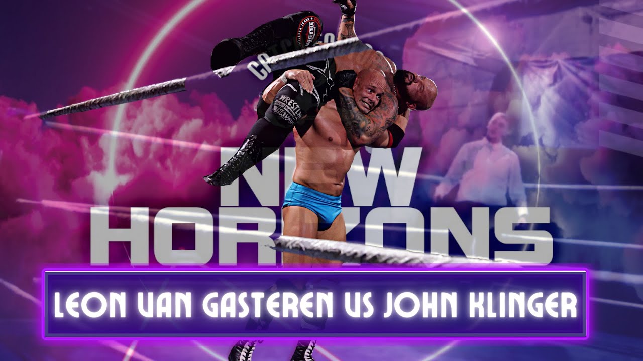 WRESTLING - FULL MATCH | MAIN EVENT Leon Van Gasteren vs John Klinger | CFPW NEW HORIZONS I