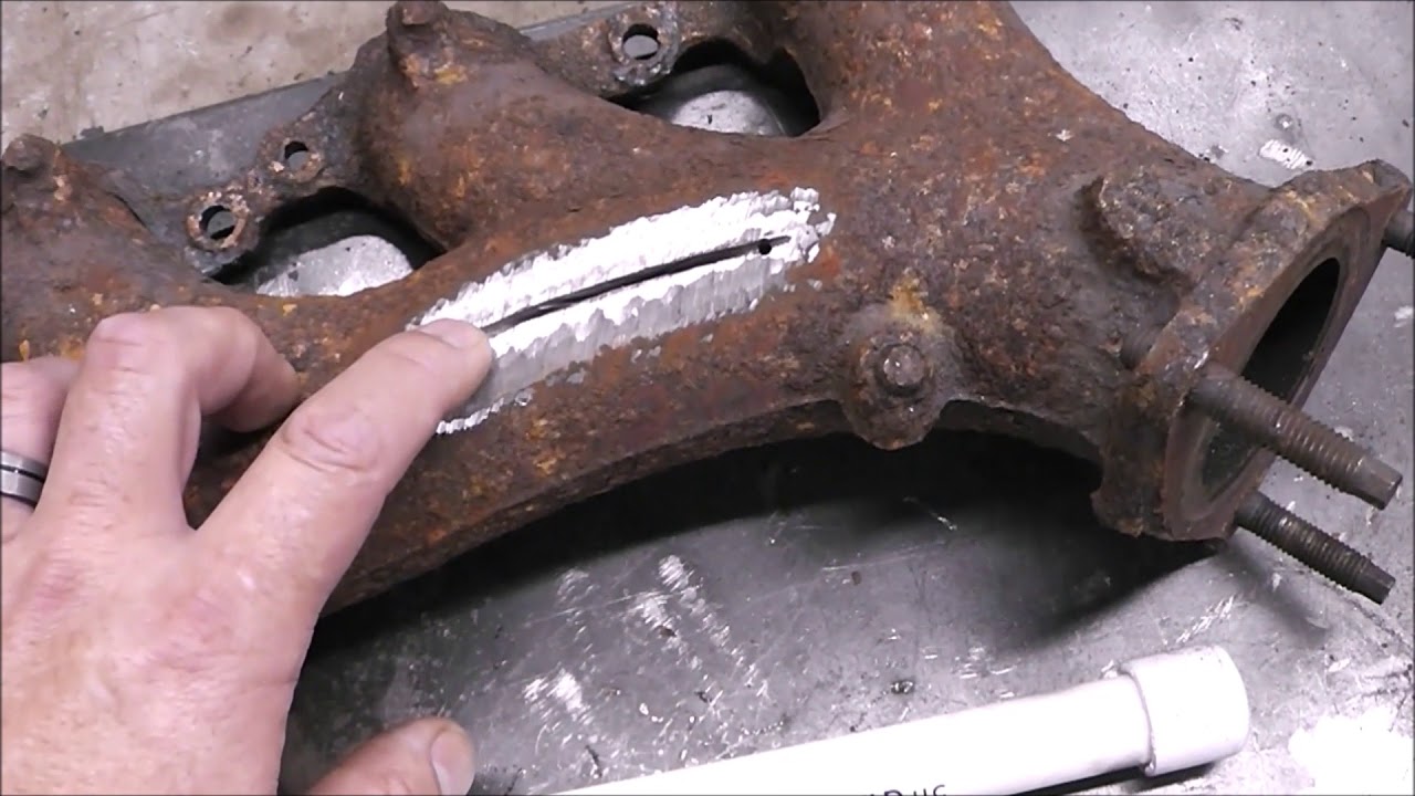 Ремонт чугуна методом ручной сварки с помощью Muggy Weld