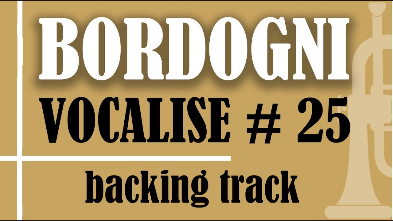Bordogni - Vocalise #25 (Backing Track)