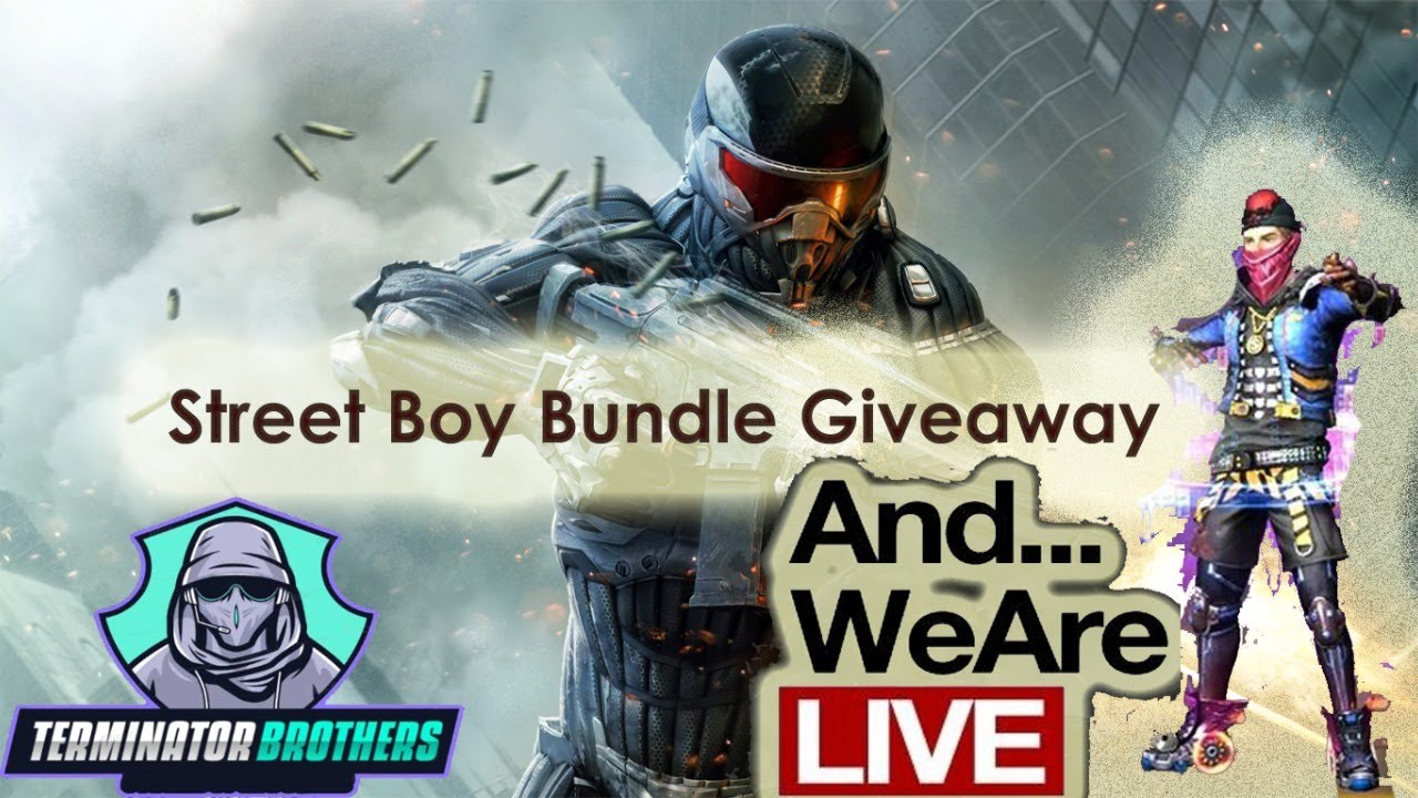 Legendry Street Boy Bundle Giveaway Live to Subscriber | Live Giveaway t Terminator Brothers | Tnb