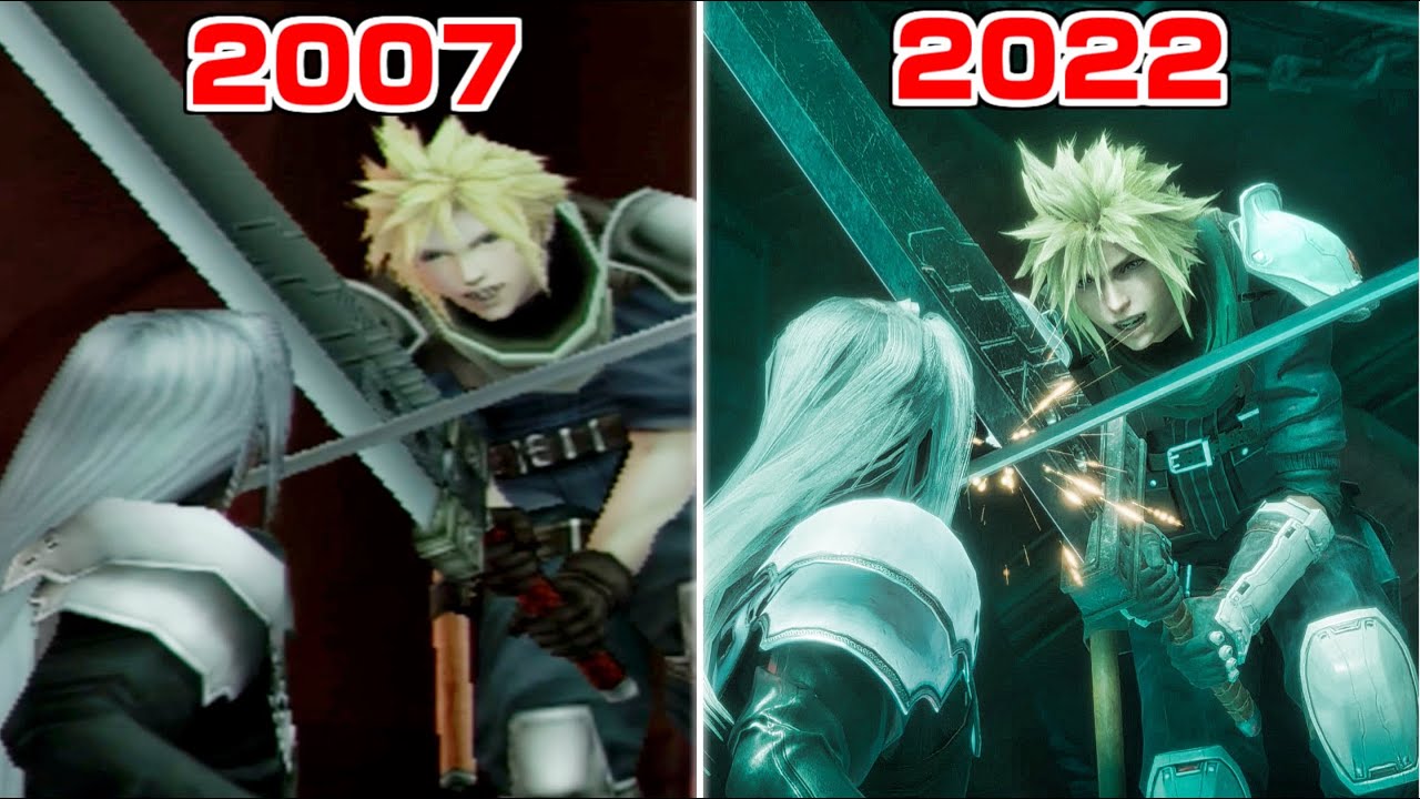 【クライシスコアFF7R】クラウド VS セフィロス 画質比較/PSP版とPS5版を比較してみた【CCFF7】リユニオン CRISIS CORE–FINALFANTASY VII–REUNION