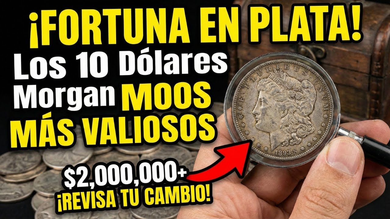 ¡Tienes una Fortuna! Los 10 Dólares Morgan que valen MILLONES 🪙💰