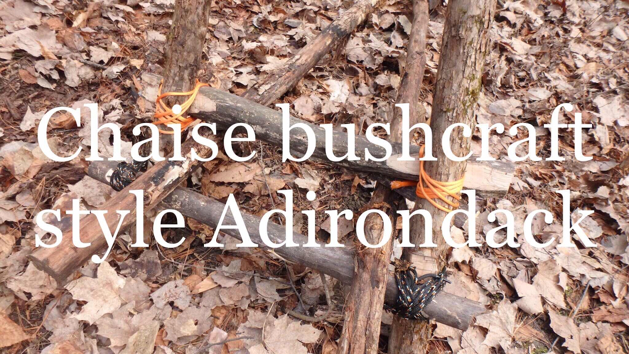 Comment faire une chaise bushcraft style adirondack