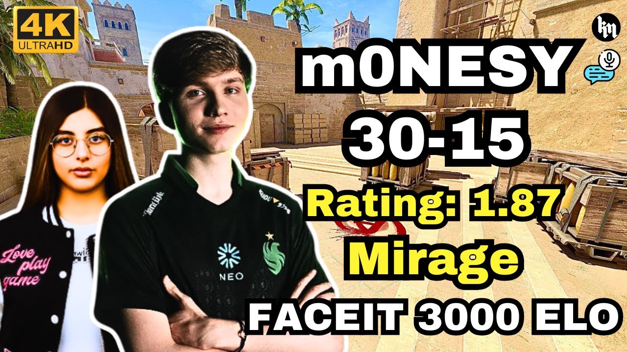 m0NESY (30-15) w/irbitka (mirage) | FACEIT 3000 ELO | April 16, 2025 | CS2 POV/DEMO