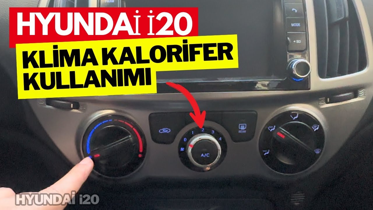 Hyundai i20 Klima ve Kaloriferin kullanımı (Gizli Özellik)