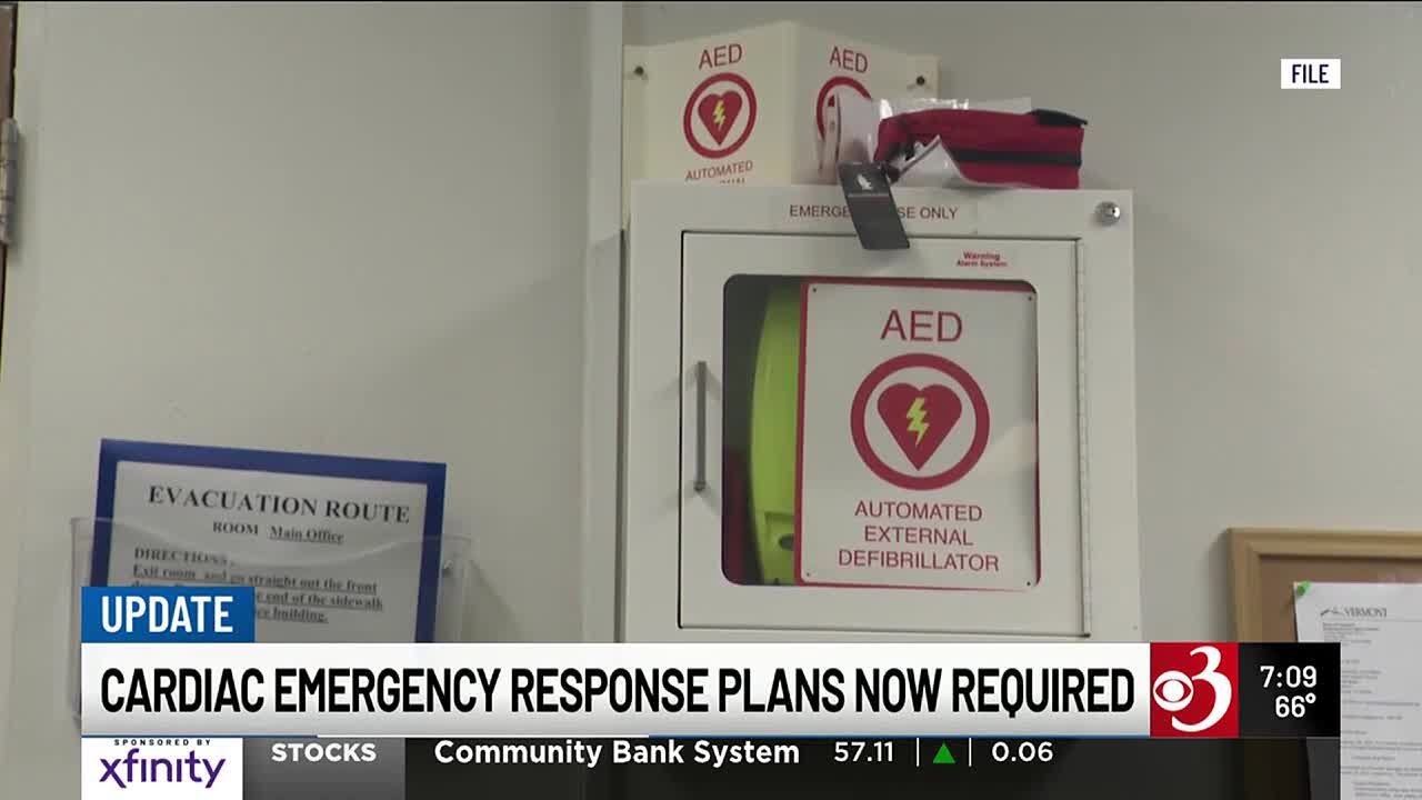 Cardiac emergency response plans now required in schools under new law