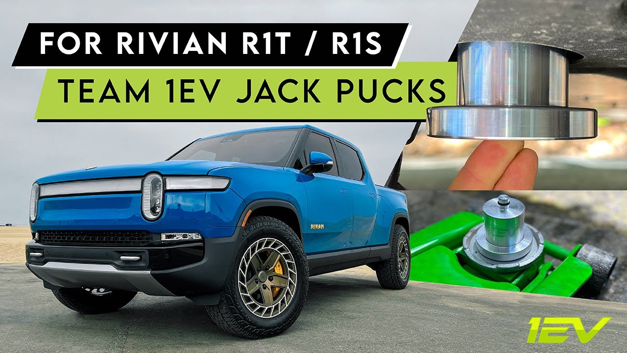 How to Use Rivian R1T / R1S Billet Aluminum Jack Pad Lifting Puck By Team 1EV