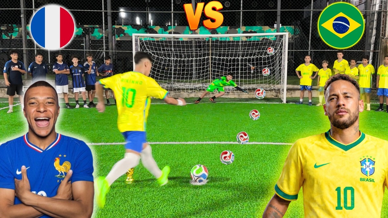 BRASIL vs FRANÇA DISPUTA DE PENALTIS COPA DO MUNDO 2026 
