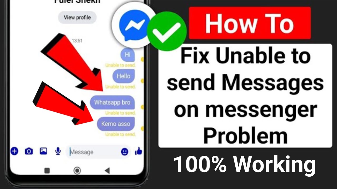 How to Fix Unable to Send Messages on Messenger Problem (2025)