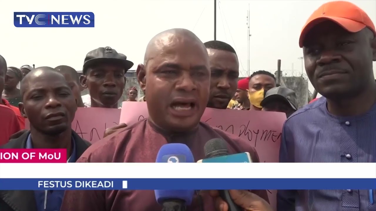 Natives Of Okpai Protest Non Implementation Of Mou By SEEPCO